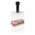 WHJSSF PVC Durable Luggage Tag with Detachable Wristband