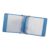 WHUZANSDXZ Wall Display Board System, A4 Wall Mounted Document Holder, PVC Metal, 10 Double Sided Pockets, Multicolor(Blue)