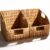 Wicker Storage Baskets Set of 2, Water Hyacinth Handwoven