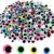 Wiggle Eyes Self Adhesive for Craft Sticker Eyes 8mm To15mm Assorted Colors Round Plastic Crafts Eyes