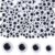 Wiggle Googly Eyes with Self Adhesive, 300Pcs 6mm 8mm 10mm 12mm Mixed Small Black White Plastic Sticky Eye Eyeball Stickers for DIY Handmade Art Crafts Halloween Party Decorations