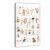 Wigonda Animals Alphabet Chart Canvas Poster Wall Art Prints Room Aesthetic Murals Bedroom And Living Decorations Frame 24x36inch
