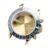 Wikene PVD Gold Watch Case Sapphire Glass Stainless Steel for VK63 Movement