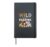 Wild About Reading Book Lover Bookworm Library Day Hardcover Journal, Black