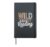 Wild About Reading Books Reader Lover Library Day Librarian Hardcover Journal, Black