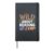 Wild About Reading Books Reader Lover Library Day Librarian Hardcover Journal, Black