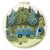 Wild Camping DIY Stamped Embroidery Kit with Bamboo Hoop (30x30cm)