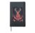 Wildfire Forest Spirit Stag Deer Buck Hardcover Journal, Black