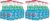 Windex Glass and Window Cleaner Spray Bottle, Bottle Made from 100% Recycled Plastic, Surface Cleaning Spray, Original Blue Scent, 23 Fl Oz,6 Count (Pack of 2)
