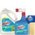 Windex Outdoor Window and Glass Cleaner for Hose – 32oz Botle + 128oz Refill (160oz Total) Ammonia Free, Concentrated Formula for Deep Outdoor Clean, Patio Cleaner, Compatible With All Hoses