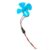 Wind Generator Kit with 4- Fan, DC Motor 0-20V Output, 60mm