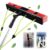Window Cleaning Telescopic Cleaner Wash Brush Kit Adjustable Pole Length，Telescopic Pole Kit 3-12m with 50cm Water Brush – Ideal for Solar Panel & Conservatory Roof Cleaning – Reach Up to 4m