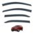 Window Visors Rain Guards Shield for Horton Equinox MK3 2017-2024
