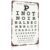 Wine Eye Chart Metal Sign 8×12 Inch, Funny Wall Decor for Living Room Dining Room Kitchen Bar Café Restaurantand Wine Cellar