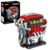 WINGIFT V8 Engine Building Set, V8 Engine Model kit That Run,Build Your Own Mini V8 Model Engine Kit with Motor,Home or Office Décor,STEM Physical Science Experiment Toy for Kids 8+ and Adults(538PCS)