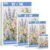 wingpaper Canvases for Painting, Muti-Size Stretched Painting Canvas Blank Canvas for Oil & Acryli, Classroom & Home Art with 3″x5″, 5″x7″, 8″x10″, 11″x14″, 4 Pack