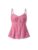 winkbay Women’s Lace Trim Y2k Babydoll Going Out Tops Pink