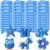 WinnerWhy 144 Pcs Total 76oz Air Dry Clay Soft Non-Toxic Molding Clay for DIY Arts Craft Sculpting Molding Projects Rewards Supplies (Blue)