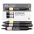 Winsor & Newton 0290188 ProMarker Set -Pastel shades 2, 3 layout markers in a set, with 2 points, fine and wide for drawings, design and layouts