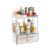 Wintem – Transparent Makeup Organizer with 4 Shelves and 2 Drawers, Space-Saving Makeup Holder for Make Up, Use on Toiletries or Bathrooms, Compact Vertical Design and Spacious