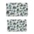 Winter Forest Bath Mat 2PCS Set,17.8Wx29.5H+47.2Wx23.6H