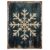 Winter Snowflake Rustic Pattern Art 300 Pieces, Adult Holiday Logical Thinking Stress Relief Jigsaw Puzzle