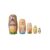 Winterworm 5-Piece Cartoon Animal Nesting Dolls,Cute Bear Dog Rabbit Chick Penguin Matryoshka Doll Wooden Stacking Dolls for Birthday Christmas Easter Kids Boys Girls Gift Home Nursery Decor