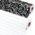 Wiooffen 2 Pack Composition Notebook Bulletin Board Roll Paper 17×118 Inches Black and White Peel and Stick Wallpaper Composition Notebook Fade Resistant Classroom Decor for School Office Home