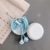 Wired Earbuds 3.5mm Jack Cat Paw Design with Storage Case Stereo Heavy Bass Built-in Mic Volume Control Cute Cat Claw Long Cord 1.2M In-Ear Headphones Blue