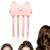 Wireless Heated Volumizing Root Lift Clip, Heated Volumizing Clip with Root Lifter Comb Design, Cordless Type-C Rechargeable Hair Volume Tool with 2 Heat Settings for Flat Fine Hair
