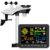 Wireless Home Weather Station with Rain Gauge, Indoor Outdoor Temperature Humidity, Forecast, Barometric Pressure, Moon Phase, Alarm Clock for Bedroom (No WiFi)