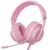 WIRWTRU S30 Gaming Headset with Microphone,198g Lightweight Design, Wired Gaming Headphones for Xbox, Xbox Series X|S, PS5, PS4, Switch, PC, Noise Cancelling Mic, Soft Earmuffs (Pink)