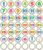 Wisdompro 42 Pcs Line Up Spots for Classroom Floor, Lining Up Dots – 4 Inch