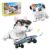 Wise Block 2-in-1 Building Toy Set, Transforms to 2 Different Animals – from Skating Frenchie to Skiing Cat, Creative Buildng Block Toys for Kids 659 pcs