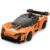 WISEPLAY Building Block RC Car Set with Double Remote Control, Remote Controller and Application, Orange and Black Sports Car