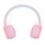 Wisoqu 5.0 Kids Wireless Headphones with Microphone, Foldable Over Ear Headset for Children, Volume Limited, Built in Memory Card Slot, 3.5mm Jack, Rechargeable for Online Lessons, (Pink)