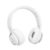 Wisoqu Kids Wireless Headphones with LED Lights, Bluetooth 5.0 Foldable Childrens Headset with Microphone, 85dB Volume Limited Stereo Headphones for Safe Hands-Free Calls, Adjustable & (White)