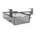 Wisoqu Metal Under Desk Drawer Organizer, Slide Out (Black Small No