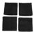 Wisoqu Under Bed Storage Bags, 4PCS 90L Non Woven Foldable Storage Containers with Clear PVC Window, Underbed for Clothes Blankets Comforters