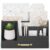 Wisuce Bamboo Mail Organizer Countertop with Drawers, Wooden Desk Organizer File Bill Sorter Storage Box for Desktop Letter Envelope Countertop Holder for Office Home School Organization
