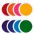 WISYOK 7 Inch Washable Ink Pads, 8 Rainbow Colors, Large
