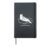With The Flow Otter Parent Child Relax Hardcover Journal, Black