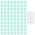 Witlans 80pcs Chinese Checker Game Replacement Balls,14mm Acrylic Balls for Aggravation Game,Traditional Marbles Games (PowderBlue)