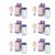 WiZ Connected 40W B12 Color LED Smart Candle-Shaped Bulb – Pack of 6 – E26- Indoor – Connects to Your Existing Wi-Fi – Control with Voice or App + Activate with Motion – Matter Compatible