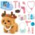 wizwink Interactive Electronic Plush Dog Toy, Walking Barking Puppy(Brown)