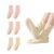 WJIAMPLS Women’s Slouch Bed Socks Loose Fit Non Binding Cotton Lounge Socks (3 Pairs-C1)