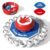 WJToric Fast Paced Word Board Game, Letter Press Vocabulary Game with Category Cards and Timer Button, Family Party Board Game for Teens and Adults, English Word Game for 2-8 Players, Red