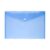 WKNHHL File Folders,Document Organizer,5Pcsfolders A4 Clear Document Bag Paper File Folder Stationery School Office Case 6 Colors Classification Folders Tabs Inserts,Blue