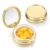 WLLHYF Pill Box Cute Small Pills Box for Purse & Pocket with Mirror (Gold)