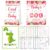 WNINK Strawberry Baby Shower ABC Book, A–Z Alphabet Coloring Cards Game, Fun Interactive Activity and Keepsake for Baby Shower Party Decorations and Celebration